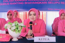 Ketua Bhayangkari Cabang Rejang Lebong Gelar Tatap Muka dengan Pengurus Bhayangkari Ranting Selupu Rejang