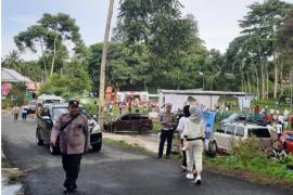 Puluhan Personil Polres Kepahiang Amankan Kegiatan Kampanye  Paslon Cabup dan Cawabup Kepahiang