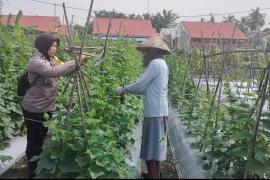 Polsek Kampung Melayu Lakukan Sambang dan Pemantauan Program Ketahanan Pangan di Kelurahan Padang Serai