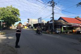 Polres Kaur Laksanakan Apel Pagi dan Turlalin di Simpang Polsek Kaur Selatan