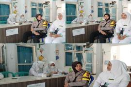 Polsek Ratu Agung Laksanakan Kegiatan Sambang Bhabinkamtibmas di Puskesmas Sawah Lebar Baru