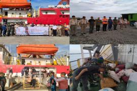 Polsek KSKP Pulau Baai Bersama Instansi Terkait Gelar Operasi Karantina di Pelabuhan Pulau Baai untuk Amankan Natal dan Tahun Baru