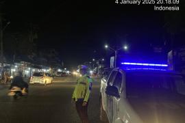 Satlantas Polres Bengkulu Selatan Gelar Blue Light Patrol untuk Jaga Ketertiban
