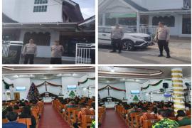 Sinergi Polri dan Jemaat: Pengamanan Ibadah Mingguan di Gereja HKBP Jitra Berjalan Kondusif