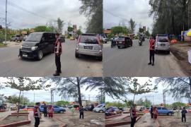 Sat Samapta Polresta Bengkulu Gelar Patroli Pantai Panjang untuk Jaga Keamanan Wisatawan