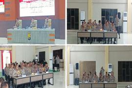 Polresta Bengkulu Gelar MONEV Ketahanan Pangan dan Senpi ITWASUM Polri