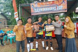 Wakapolres Seluma Hadiri Turnamen Sepak Bola Ilham Maulana Cup I 2025 di Semidang Alas