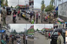 Polresta Bengkulu Amankan Penertiban Pedagang Kaki Lima di Depan Mega Mall dan PTM