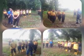 Apel Pagi, Polsek Teluk Segara Fokus pada Gotong Royong dan Ketahanan Pangan