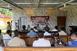 Polsek Manna Gelar Rapat Ketahanan Pangan Bersama Para Kepala Desa
