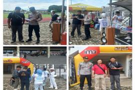 Polsek Ratu Agung Amankan dan Pantau Jenggalu Champions League (JCL) 2025 di Stadion Semarak Bengkulu