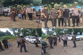 Bhabinkamtibmas Kelurahan Timur Indah Amankan Resepsi Pernikahan di Singaranpati