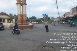 Polres Bengkulu Selatan Gelar Operasi Gatur Lalín untuk Lancarkan Arus Lalu Lintas di Manna