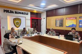 Polda Bengkulu Ikuti Zoom Meeting Bersama Karo Binkar SSDM Polri Bahas Peran Polri dalam Ketahanan Pangan