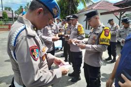 Polres Seluma Gelar Pemeriksaan Disiplin Anggota Polsek Jajaran