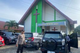 Polsek Kota Manna Laksanakan Monitoring Ibadah Mingguan di Gereja-Gereja Wilayah Hukum