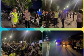 Polresta Bengkulu Laksanakan KRYD, Amankan Puluhan Kendaraan dan Tindak Pelaku Tawuran