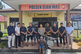 Polsek Ujanmas Amankan Terduga Pelaku Curanmor di Desa Pulogetov