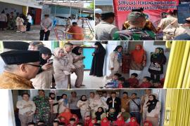 Polsek Kampung Melayu Amankan Pembangunan Dapur Sehat dan Pembagian Makanan Sehat Bergizi Gratis