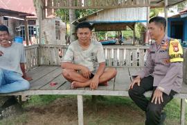 Bhabinkamtibmas Kelurahan Sumber Jaya Sosialisasikan Keamanan Lingkungan