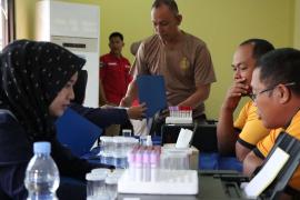 Jaga Kesehatan Personel, Polres Seluma Gelar Pemeriksaan Kesehatan Berkala