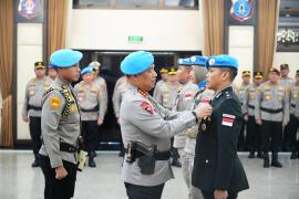 Wakapolri Pimpin Upacara Purna Tugas 139 Personel Kontingen Garuda Bhayangkara, Tegaskan Komitmen Indonesia Dukung Perdamaian Dunia