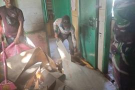 Rehab Polindes Mulai Dikerjakan di Desa Batu Raja R Kecamatan Hulu Palik Melalui Program TMMD