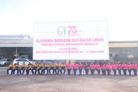 Kapolda Bengkulu Ajak Polri dan Bhayangkari Perkuat Kebersamaan Lewat Olahraga dan Bazar UMKM HKGB ke-73