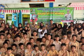 Police Go To School : Ditlantas Polda Bengkulu Gelar Sosialisasi di SDN 79 Kota Bengkulu