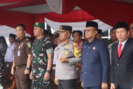 Kapolda Bengkulu Hadiri Upacara Hari Amal Bakti Kementerian Agama ke-80 di Kantor Gubernur