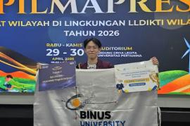 Perjalanan Mahasiswa BINUS University dalam Meraih Juara 3 Pilmapres LLDIKTI Wilayah III