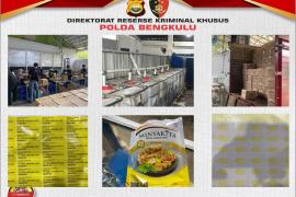 Ditreskrimsus Polda Bengkulu Bongkar Dugaan Pengemasan Ilegal Minyakkita Satu Tersangka Diamankan