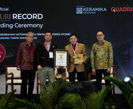 Menegaskan Dominasi Lokal, QUADRA dan Roman Hadirkan Inovasi Material Berstandar Global
